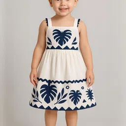 NUEVOSDAMAS White Cotton Dresses-picture-27