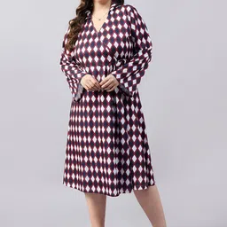 Orchid Blues Print Midi Dress-picture-45