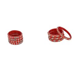 Somil Combo Glass Bangles For Women | Traditional Bangles Set | Daily, Festive & Party, Combo Of 2 Set, Red-image-75