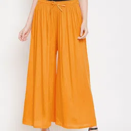 Castle Lifestyle Women Flared Palazzos-image-36