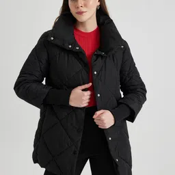 DeFacto Women Longline Puffer Jacket-image-74