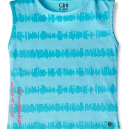 Gini and Jony Girls Abstract Printed Round Neck Cotton Top-image-36
