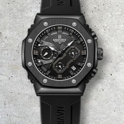 Naviforce Men Dial & Straps Analogue Multi Function Watch NF8035G BGYB image 1