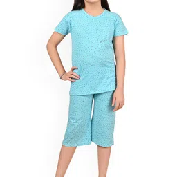 BAESD Girls Pure Cotton Abstract Printed Night suit-picture-39
