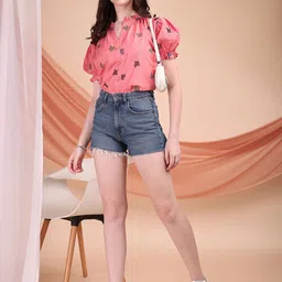 Kinjo Embroidered Shirt Style Top-picture-1