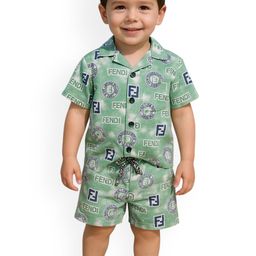 BAESD Boys Printed Shirt with Shorts-image-97
