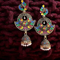 Anouk Contemporary Jhumkas Earrings-35