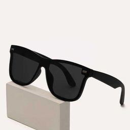 LEGEND EYEWEAR Unisex Black Lens & Black Square Sunglasses SGLH8Y8G5YTBCFT6-image-48