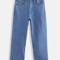 Allen Solly Junior Boys Straight Fit Mid-Rise Stretchable Jeans-picture-44