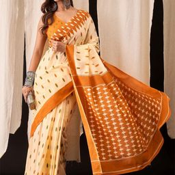 Anouk Pure Cotton Ikat Saree-picture-25