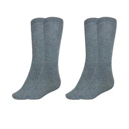 MUKHAKSH Unisex Grey Socks-image-31