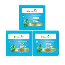 She Essentials Set Of 3 Natural Lemongrass Anti-Bacterial  Soap- 125 g-15