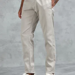beevee Men Textured Self Design Mid-Rise Trousers-picture-35