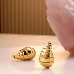 MADDY SPACE Teardrop Shaped Studs Earrings-6