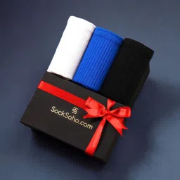 SockSoho Peak Performance Gift Box Men Pack Of 3 Assorted Calf Length Socks-picture-38
