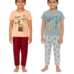 Veecap Girls Pack Of 2 Pyjama Set-picture-47