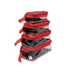 prettykrafts Red 4 Pieces Reusable Jewellery Organiser-11