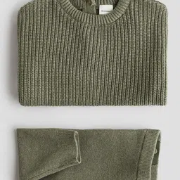 H&M 2-Piece Cotton Knit Set-image-95