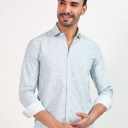 YOUTH FIRST Men Premium Opaque Printed Casual Shirt-image-89