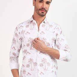 YOUTH FIRST Men Premium Floral Opaque Printed Casual Shirt-image-92