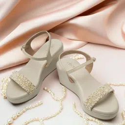 Chere Embellished Wedge Sandals image 5