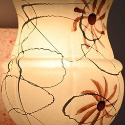 SOMIL Brown Glass Cylinder Printed Wall Lamps-image-78
