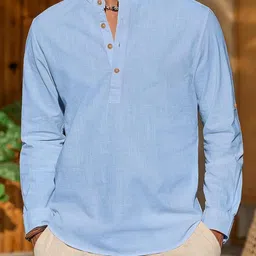 SQS Men Cotton Straight Kurtas-picture-19