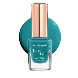 Seven Seas Easy Gel Glossy Finish Long-Wearing Nail Polish -10 ml - Shade No - 262 - Green-40