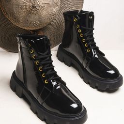 Killer Women Round Toe Lace Up Boots-image-39