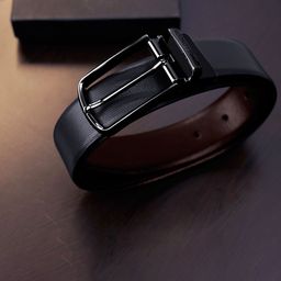 Hayes London Men Textured Leather Reversible Formal Belt-image-70
