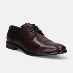 Bugatti Men Mansueto Flex Leather Formal Derbys-image-59