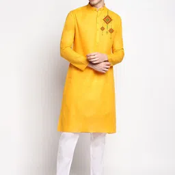 PulseIQ Men Ethnic Motifs Printed Kurta-48