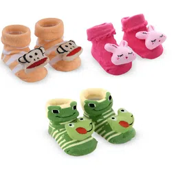 SHOP FRENZY Unisex Kids Cotton Booties-image-44