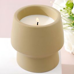Ekhasa White & Beige Soy Wax Pomegranate Scented Jar Candle-image-16