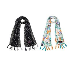 StoleVilla Women Pack Of 6 Floral Chiffon Stoles-image-44