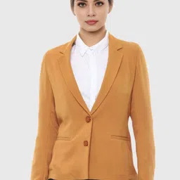 BAESD Women Notched Lapel Collar Single Breasted Formal Blazer-picture-15