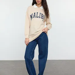 Trendyol Women Printed Sweatshirt-picture-41