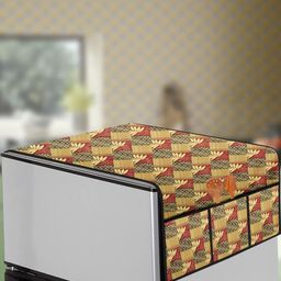 The Furnishing Tree Yellow Plastic Refrigerator Cover-image-88