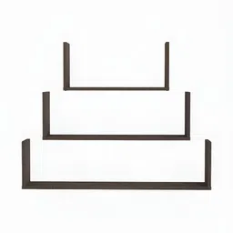 SIVOM Brown Multipurpose Basic Wall Shelf image 3