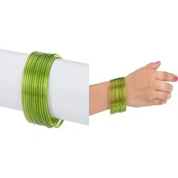 1ST TIME Set Of 24 Green Alloy Bangles-picture-29
