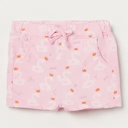 Juniors by Lifestyle Girls Printed Regular Fit Mid-Rise Cotton Shorts-21