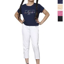 BAESD Girls Pack Of 5 High-Rise Capris-56
