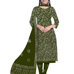 Farooq Dyeing Floral Printed Pure Cotton Unstitched Dress Material-picture-6
