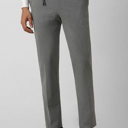 van heusen V Dot Men Mid-Rise Slim Fit Trousers-picture-41