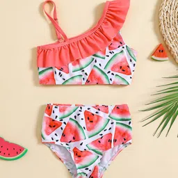 YK Girls Printed Swim Bikini Set-image-53