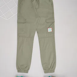 Pantaloons Junior Boys Cotton Mid- Rise Joggers Trousers-picture-6