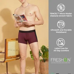 Force NXT Men Colourblocked Long Trunk MNFS-22-COL5-PO1 image 3
