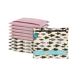 Aura Green 10 Pieces Cotton Clothes Storage Organizer-14