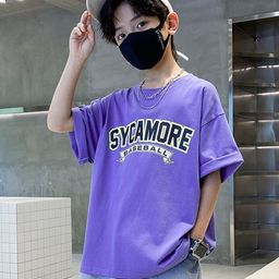 Xsole Boys Graphic Printed Round Neck Cotton Oversized T-shirt-picture-13
