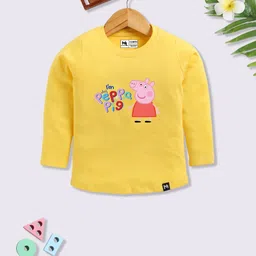 YK X Minute Mirth Peppa Pig Print Pure Cotton Top-53
